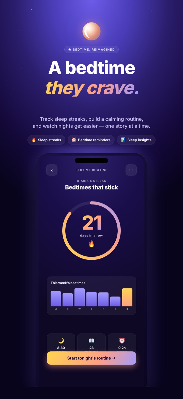 Bedtime streaks
